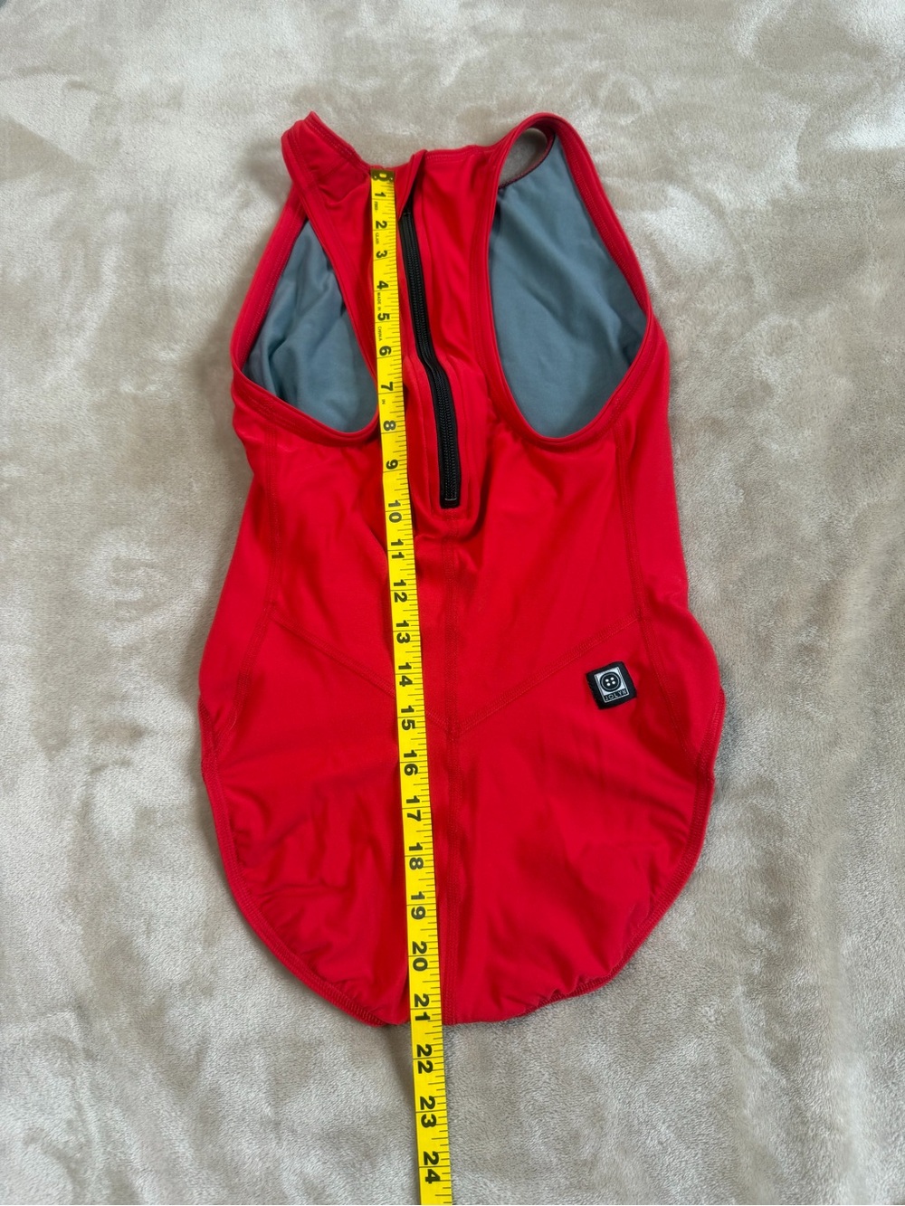 Jolyn Anique Red Waterpolo One-Piece Swim Suit Size 30 - Picture 9 of 9